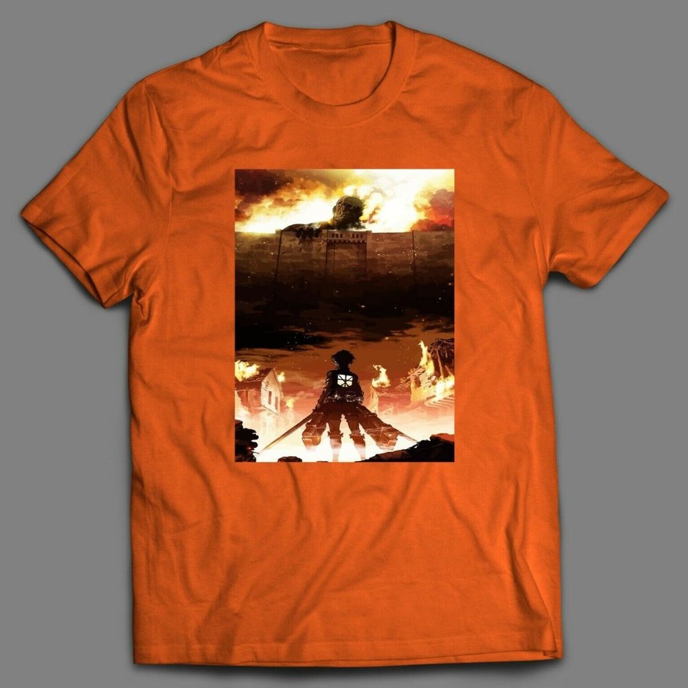 ATTACK ON TITAN POSTER ART HIGH QUALITY ANIME TEE